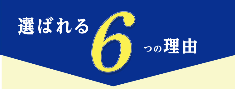 セルモが選ばれる６つの理由